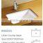 Under counter ceramic rect wash basin for bathroom