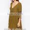 Dongguan wholesale Loos Swing ShapeTassel Sleeves Dress