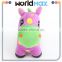 China Made Graceful Purple Horse Promotional Baby Plush Toy