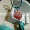 Natural strawberry crystal rosy crystal car hanging pendants automotive decorations