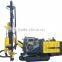 Ukraine rock water well crawler wagon drilling rig machine with air compressor