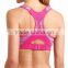 Custom high impact sport yoga bra,dri fit mesh women cross gym yoga wear