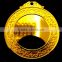 High quality gold color metal blank medals