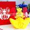 new design 3D handmade chinese new year pop up greeting card