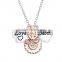 Hot Mother's Day Gift Necklaces Engraved '' Love Mom '' Words Steampunk Necklaces Animal Bees Pendant Necklaces Jewelry