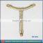 Wholesale tpu footwear ornament chain buckle for lady shoe HU1201