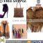 fashion fabric tassel fringe for dresses fringe trim suede fabric
