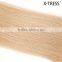 untouched remy Light Blonde color cambonian human hair clip-in human hair extensionS