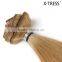 16 inch silky straight strawberry blond color 27# braizilian instant human hair clips in on weft