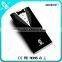 Hot sale LED torch leather cover 2 usb port manual for power bank 12000mah for cell phone