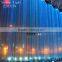 large building exterior wall fiber optic decorative light