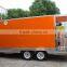 Custom 5.6M Length fast food mobile kitchen trailer