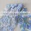 2016 100% polyester elastic lace trim flower pattern in colorful for clothing