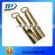 China supplier metal life saving whistle,brass keyring hanging whistle,EDC tool whistles