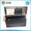 2017 hot selling genuine leather rfid blocking wallet
