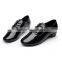 Shinny Standard Line Dance Shoes Men Ballroom Dance Shoes Black