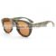Wholesale China factory novelty oversized green wood frame sunglasses