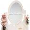 Durable powder coating frame mirrored dresser wholesale wooden carving dressing table designs antique vanity dresser with mirror