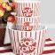 5pcs popcorn bowl set, stoneware with decal