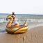 2017 Hot Selling Leasure Giant Gold Swan Inflatable Pool Float Outdoor Swim Raft Water Game Loungr for Kids and Adults