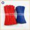 Round plastic coated single metal wire twists for electric wire packaging