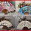 Nature bamboo paper gift fan