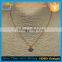 new model environmental bling zircon gold plated necklace jewelry