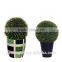 Artificial topiary balls outdoor artificial topiary palm leaves boxwood balls