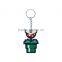 Best quality wholesale rubber customize designs keyrings silicone keychain keyring gift