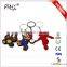 Custom 3d metal keychain key chain / Soft Rubber Keychains / Silicone Keyring