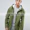 Best Price High Quality New Design Durable Hopp Neck 100% Polyurethane Green Casual Men Bomber Winter Jacket