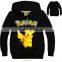 wholesale cotton pokemon clothing kids unisex casual warm fleece long sleeve pokemon pullover hoodie for kids