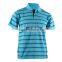 Fashionable Unisex Striped Polo T-Shirt