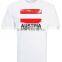 Customized Country T Shirt White 100% Cotton Mens Short Sleeve T Shirt Various Flag Printed T-Shirt Wholesale