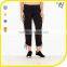 2017 Fashion Women 100% Cotton Jet Black Chino Cargo Capri Pants