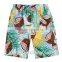 2015 Summer Fashion custom polyster and cotton printed mens beach shorts