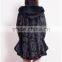 2016 Winter Real Mink Fur Overcoat With Hood Natural Mink Fur Hooded Coat