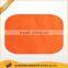 Orange Brushed Plain Hoodies Knitting Fabric