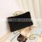 Nice fashion washing fur effect PU leather fur ladies handbag