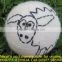 High quality natural white laundry balls/Nepal hand made felted dryer balls