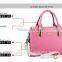 Litchi pattern Wholesale women handbags Leather PU tote bag latest design hand bags 2017 New Handbag Factory tote bags HB25