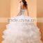 Ball Gown Wedding Dress Wedding Dress in Color Vintage Inspired Floor-length Strapless bridal gown P047