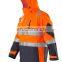 Hi vis Mens 100%Polyester lightweight 150D waterproof 6 in 1 jacket