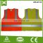 factory polyester fabric mesh /solid knit tape reflective warning vis safety vest