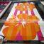 Orange Square Printing Picture 100% Cotton Quick-Dry Woven Towel