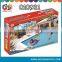 Summer sport game in swimming pool basketball set with ball with inflator for kids