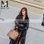 Factory Price Hot Sell Genuine Fur Women Leather Jacket with Sheep Fur Trim Ladies