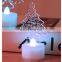 Christmas tree elderly night light christmas gift acrylic christmas tree candle lights