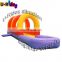 Double line inflatable water slip N slide