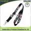 Flat and stain printed polyester lanyards Material id badge holder lanyard for sale